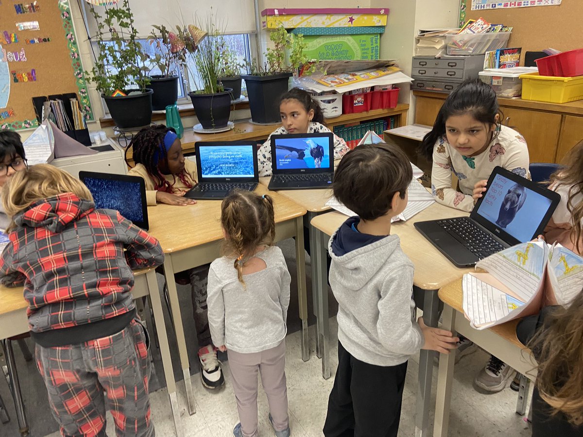 4C had a great time sharing their Animal projects and PPT with the whole McWilliam community!! #proudteacher <a href="/JAMMustangs/">McWilliam Mustangs</a>