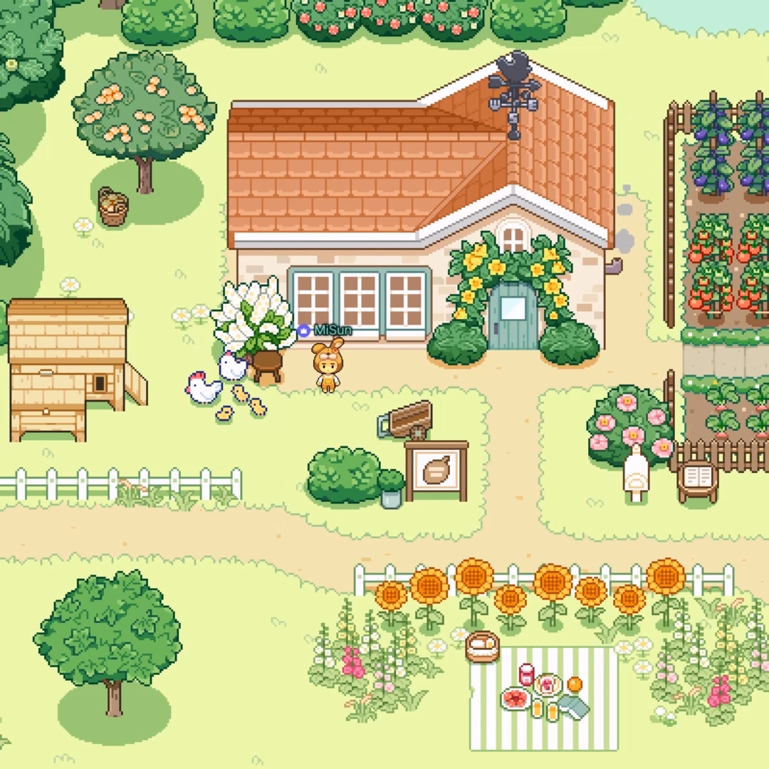 Hello #PortfolioDay 🌈✨

I'm Sunny and here's my mini pixel world :3