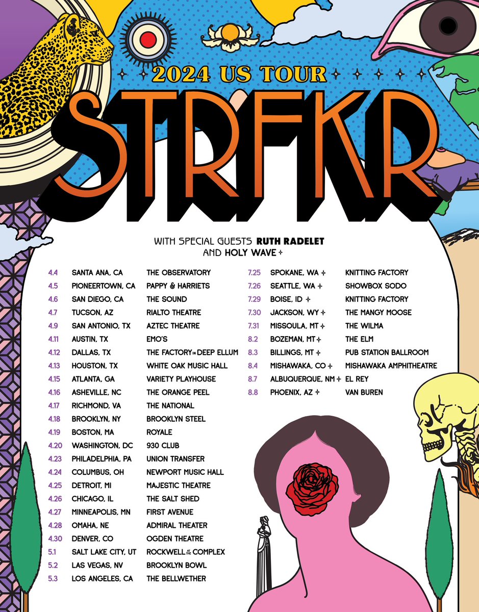 Thrilled to announce that I’ll be touring the U.S. with @starfucker this spring and summer!! 💫 Tickets on sale Friday