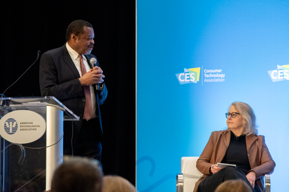 American Psychological Association (@apa) on Twitter photo "We are taking psychological science and applying it to the critical issues of our day: AI, digital health, social media. These are not just technical issues. At the heart of these issues is human behavior." - <a href="/ArthurCEvans/">Arthur C Evans, Ph.D</a> at #CES2024
Full event list: on.apa.org/3NUVBx8 "We are taking psychological science and applying it to the critical issues of our day: AI, digital health, social media. These are not just technical issues. At the heart of these issues is human behavior." - <a href="/ArthurCEvans/">Arthur C Evans, Ph.D</a> at #CES2024
Full event list: on.apa.org/3NUVBx8