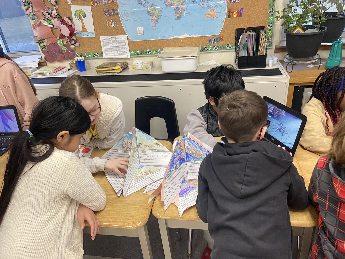 4C had a great time sharing their Animal projects and PPT with the whole McWilliam community!! #proudteacher <a href="/JAMMustangs/">McWilliam Mustangs</a>