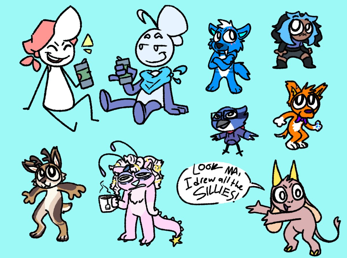 Welly_Stelly's tweet photo. By the by, my commissions are open!! 🎨
I specialize in:
-insects
-cute, round characters
-anthropomorphized animals 

if you want a small doodle or PFP, a full body piece, a ref sheet or a full illustration, all at a pretty modest price; i'm your man!!
Prices range from $10-$80! https://t.co/57Pc5kveWl