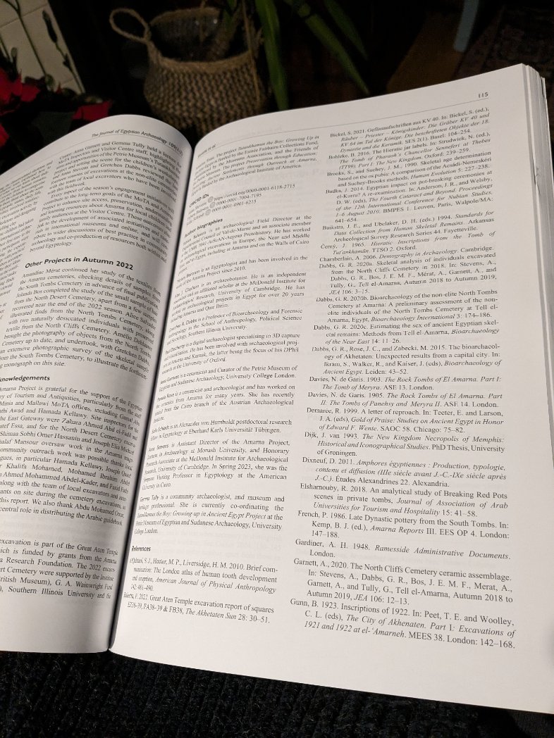 Really happy to see the much more comprehensible style guide for the Journal of Egyptian Archaeology come into effect in this issue. Well done <a href="/TheEES/">The Egypt Exploration Society</a>, Claudia Naeser &amp; <a href="/Steph_Boonstra/">Dr Stephanie Boonstra</a>! 👏🤓