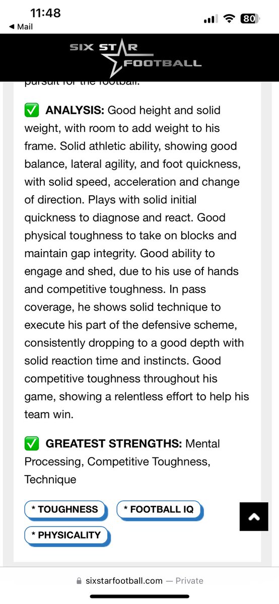 Thank you <a href="/6starfootballMO/">Six Star Football | MISSOURI</a> for a great write up and workout!