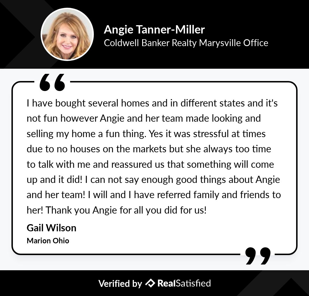 I’ll take a recommendation like this anytime! realsatisfied.com/Angie-Tanner-M… via <a href="/realsatisfied/">RealSatisfied</a>
