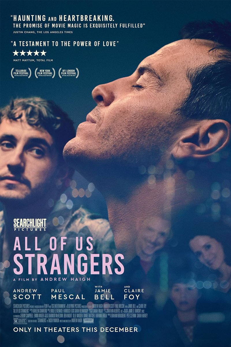 Woensdag 10 januari om 19.30 uur kun je naar All of us Strangers in Pathé Spuimarkt Den Haag.
Adam woont in Londen in een bijna lege torenflat. Op een avond ontmoet hij bij toeval zijn mysterieuze buurman Harry.
queeraanzee.wordpress.com/2024/01/10/pat…