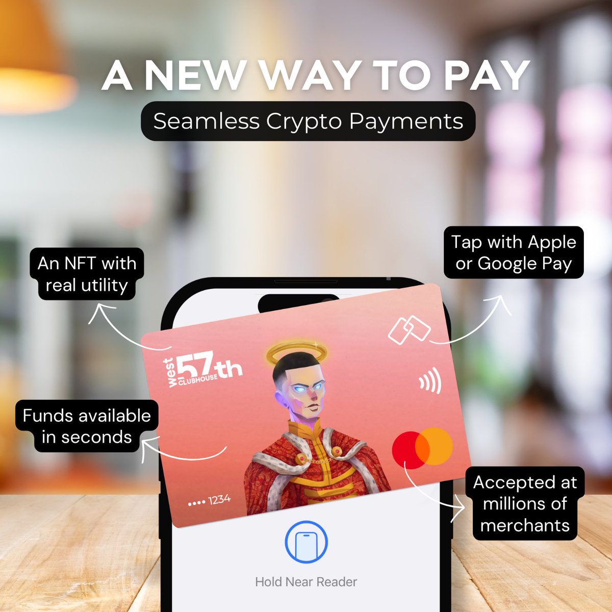West57th_'s tweet photo. Our West 57th Clubhouse NFT unlocks a fast, secure, and non-custodial way to spend your #crypto at millions of merchants. 

Snag one at @solsniperxyz and join us on Discord to learn more about participating in our Pilot Program.

👉https://t.co/gOadwwIu18 https://t.co/5DFMEKrJbW