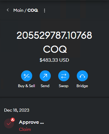 Just received my $COQ rewards!

I'll be giving away $50 to a random reposter.

Check if you are eligible to claim:
👉 claim-coqinu.com

🐓🔺
#Memecoin #CoqInu #COQ $bingo $wolf