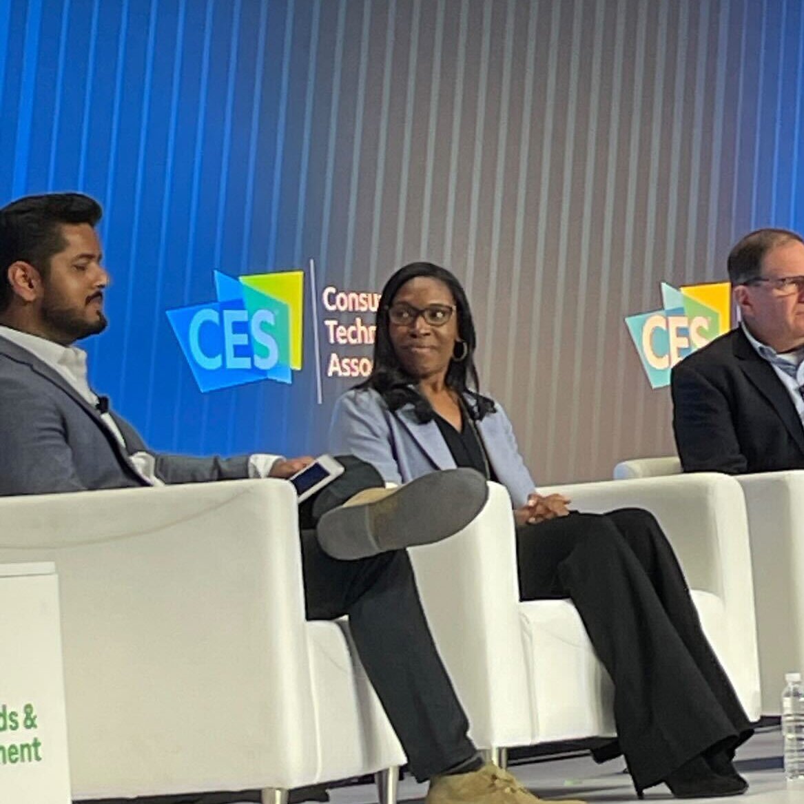 UL_Standards's tweet photo. Dr. Denice Durrant at #CES2024: Safety standards shouldn't be the afterthought of innovation. There is opportunity to integrate standards into the lifecycle of a product, during design, and even as the idea itself comes to fruition. https://t.co/np9ASgYHWk
