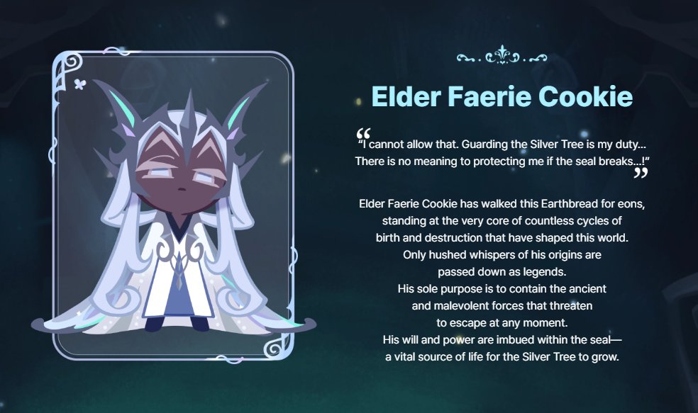 koffeebeecookie's tweet photo. (Kingdom) The site teases 3 new cookies which will presumably release throughout the Anniversary update, as well as White Lily cookie 🌷 

🏹 Silverbell Cookie
⚔️ Mercurial Knight Cookie
🌳 Elder Faerie Cookie

#cookierun #cookierunkingdom 
🔗 Source: https://t.co/TavdDKXeMk https://t.co/tbvGhti9FB