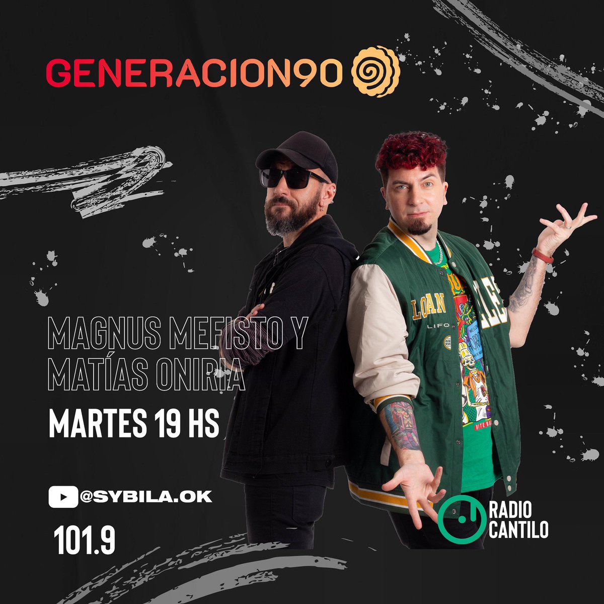 #Estreno 🔜| #Generación90 cap.1: "Los 90s y el cine" 

Magnus mefisto y Matías Oniria nos hacen revivir los momentos más destacados de esta década icónica. 

Hoy, se habla de películas. 

Escuchalo en #RC📻101.9 #LaPlata

Miralo en #SybilaOk📽️ 
bitly.ws/39kaP
