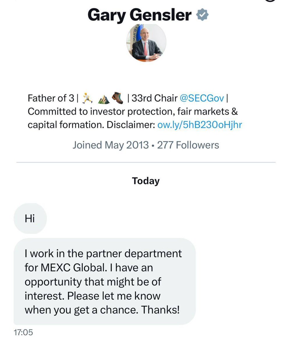 Seems legit <a href="/GaryGensler/">Gary Gensler</a> 
Where do I sign?