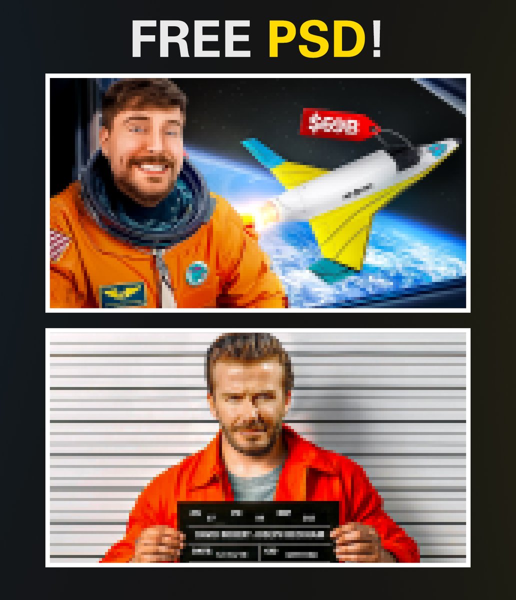 tigervisuals_'s tweet image. Giving Away 2 of my Best Thumbnails PSDs For Free! 🔥

To get the PSDs 📩:
~ Like ♥
~ Retweet ♻
~ Comment &quot;Free&quot; 👇
(Must follow me)