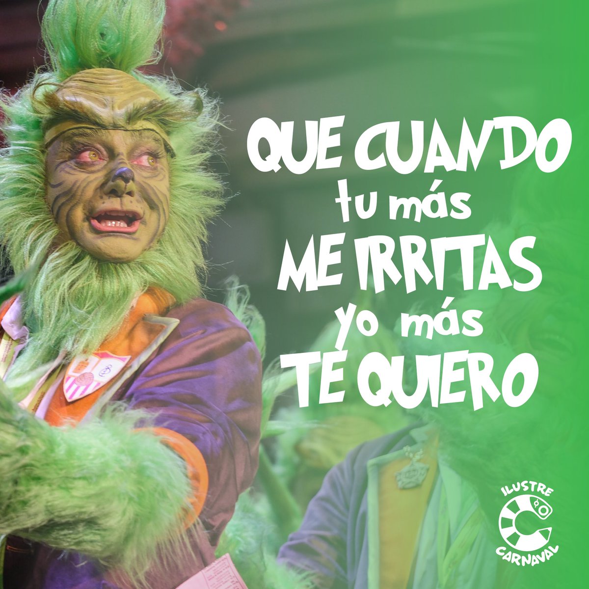 ilustrecarnaval's tweet photo. 😤🎶Yo más te quieroo 🎶😠

#ilustrecarnaval #COAC2024P1 #elgrinchdecai #chirigota #comparsa #coro #cuarteto #COAC2024  #carnavaldecadiz2024 #carnaval2024 #carnavaldecadiz #carnaval #cadiz

📸 Manuel Fernández • Prensa Ayto. de Cádiz https://t.co/uh3fFXehHZ