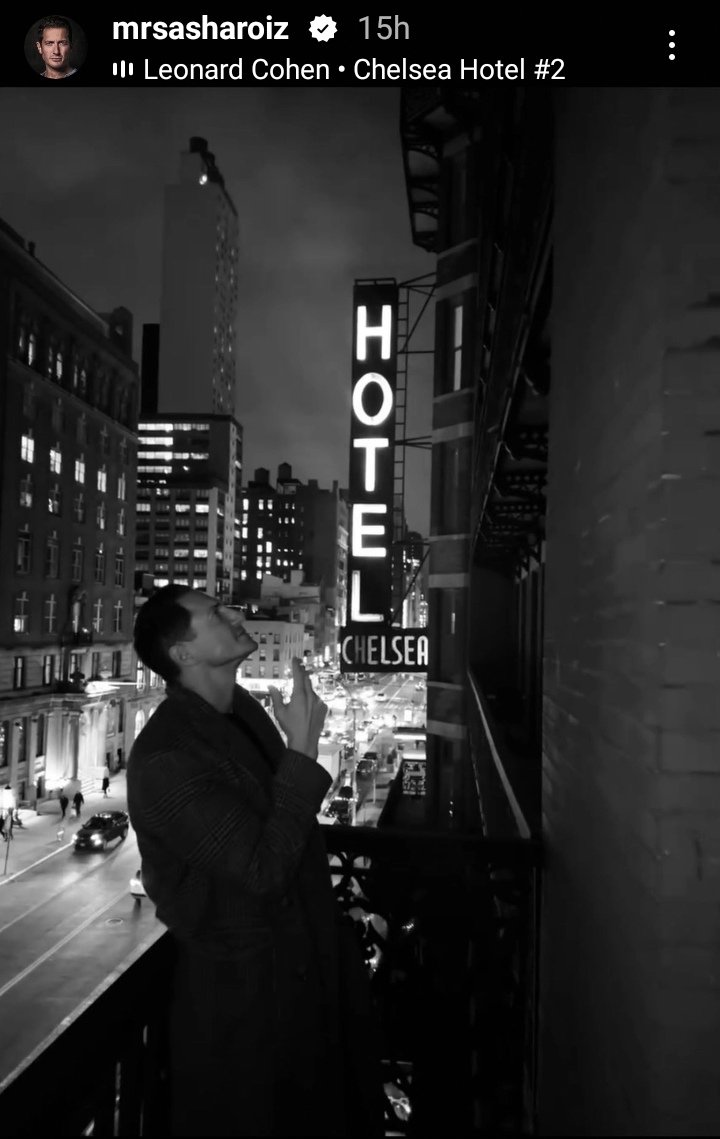 PiliTF's tweet photo. #SashaRoiz #mrsasharoiz on Instagram Stories
Chelsea Hotel
New York
January 8, 2024
2) #picedited https://t.co/hAgHbj1dvc