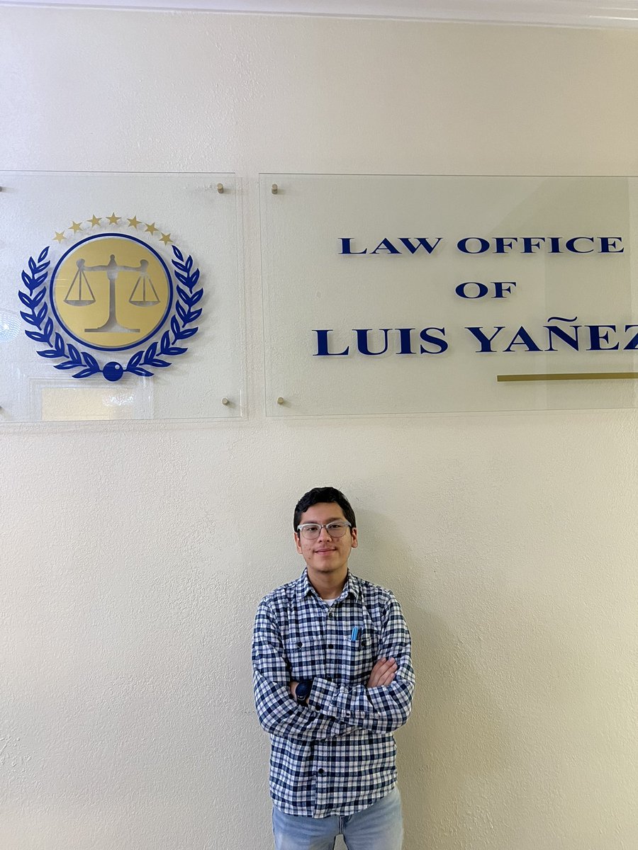 Ahs_Libertas's tweet photo. Spotlight on @Ahs_Libertas senior. 

Angel is enrolled in the Practicum in Law course and is interning with the Law Office of Luis Yanez. Angel is gaining real life experience in criminal and family law. 

#Americas_HS
#ThisIsLIBERTAS  ⚖️ 
@AAcosta_SEC 
#TeamSISD https://t.co/uzsFy5ihrL