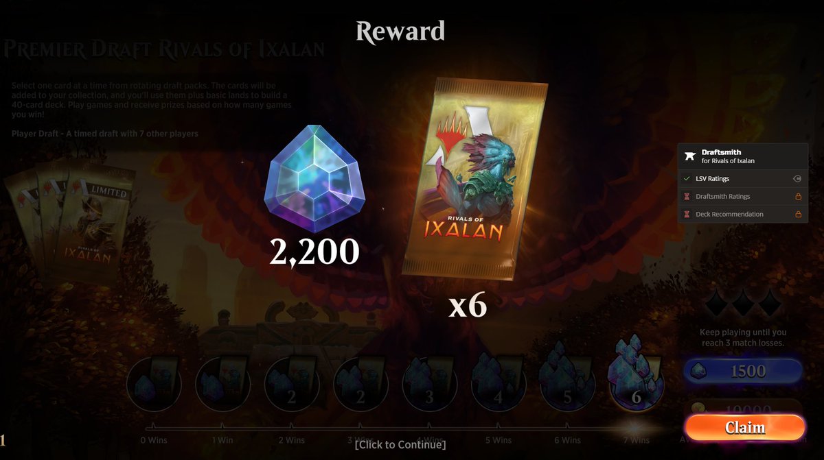 fireshoes's tweet photo. Didn't get there with the 6 Colossal Dreadmaws, but got the trophy with this nice UWg Ascend flyers deck. #mtg #mtgRIX https://t.co/sgfEuPgZFX
