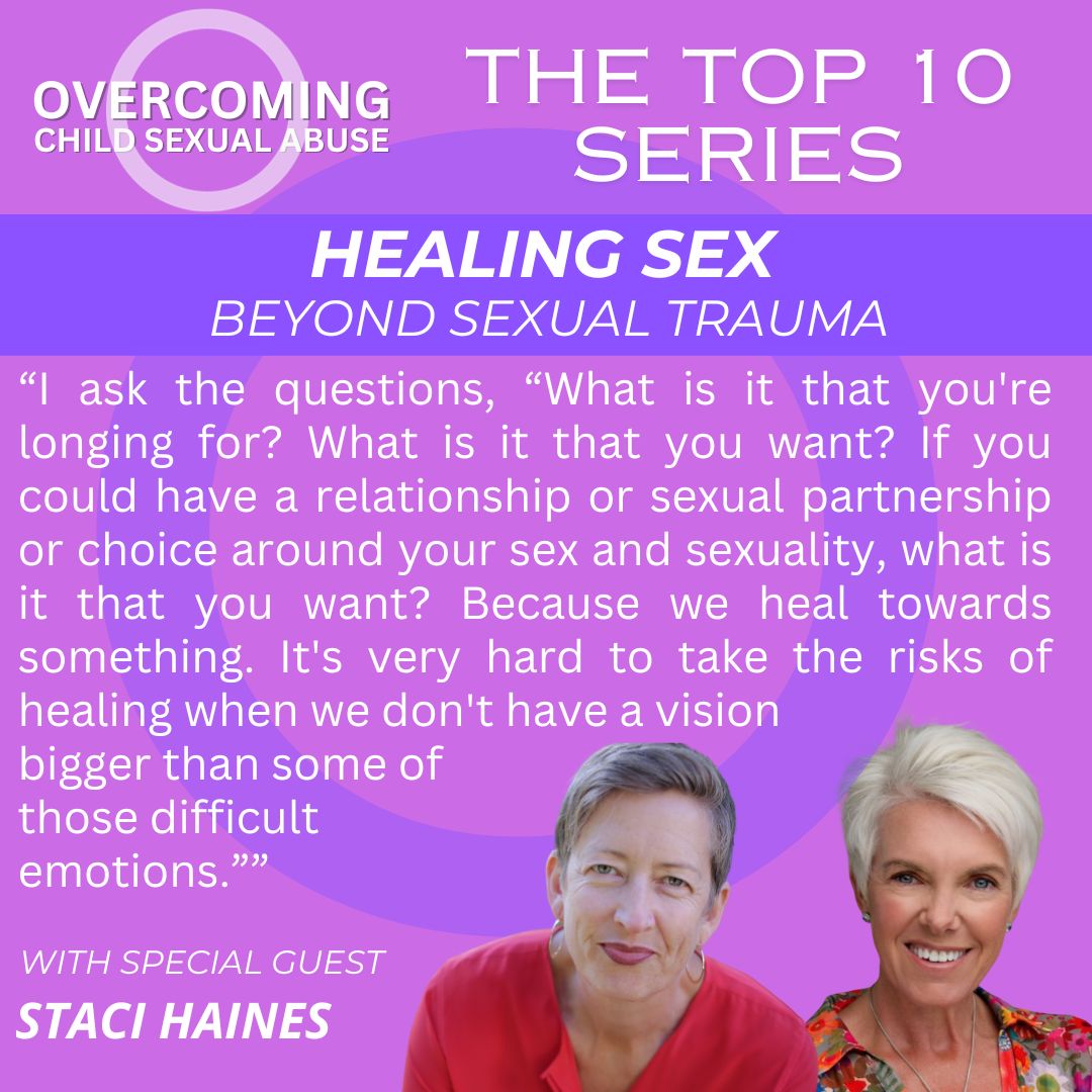 Kathy_Andersen's tweet photo. Top Ten Podcast Series #5: HEALING SEX. I hope this podcast with special guest, Staci Haines, is helpful on your journey to thriving in your sexual intimacy beyond childhood abuse. Listen here or on any podcast player: https://t.co/m9ivFSOxkD https://t.co/SD5VWJi22G