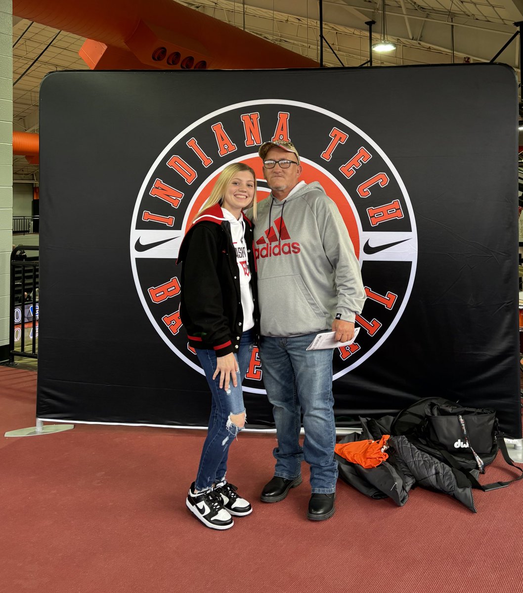 After a great visit, I am excited to say I have received an offer to continue my athletics and academics at Indiana Tech. Thank you to Coach Biggs and the team for the experience!!🧡