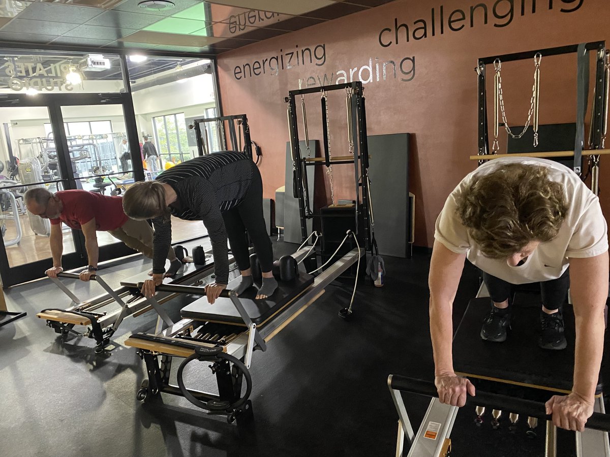 BodyStructureKY's tweet photo. Here's a few more pilates pics from our instructor Ky Young! Here she shows some moves that are regularly incorporated in her daily sessions. They're often used because they are stabilizing positions that strengthen arms,... 268-8190
info@bodystructure.com
https://t.co/oL1LGM6inr https://t.co/LUhDzQAiqr