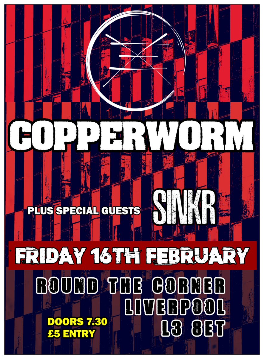 Great rehearsal tonight with our new stand in bassist, Neil Isherwood Can’t wait to unleash his skills at our gig in Liverpool with special guests @Sinkrband in February You are not going to want to miss this 😎😎😎😎 #FOMO #livemusic #Copperworm