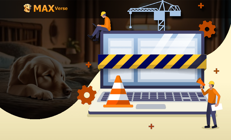 MaxVerseSupport's tweet photo. 🌐 Heads up, MAX fam! 
🚧 We're turning the gears for a major glow-up! 
🛠️ Our site is taking a brief chill pill for a few days as we revamp for MAX's grand leap into the Solana blockchain ecosystem! 🌈
✨ Brace yourselves for a spectacular transformation, and hold tight as we prep the stage for something legendary! 🌟
🚀 Stay tuned for updates and keep those crypto eyes peeled – exciting things are unfolding in the MAX universe! 🚀💎 #MAXRevolution #SolanaSaga 🌐
