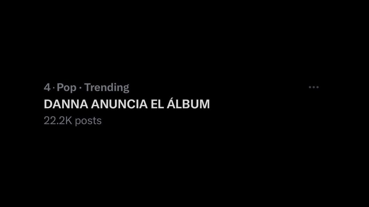 Con más de 22k tweets, “DANNA ANUNCIA EL ÁLBUM” vuelve al top 5 de las tendencias más populares en MX. 🇲🇽