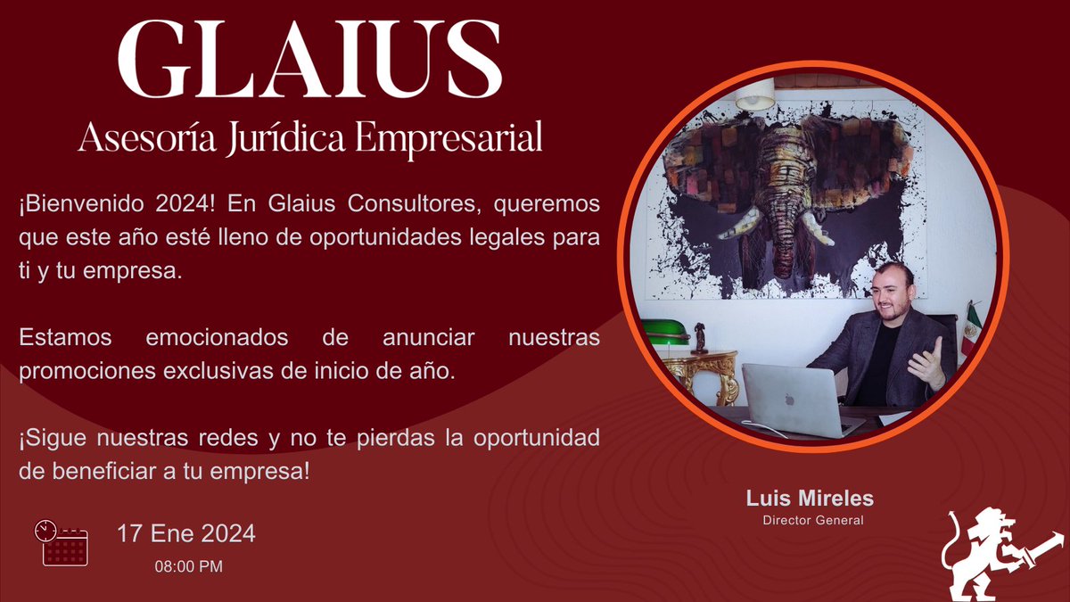 #GlaiusLegalPower #NuevoAñoLegal #Promociones2024 🚀
