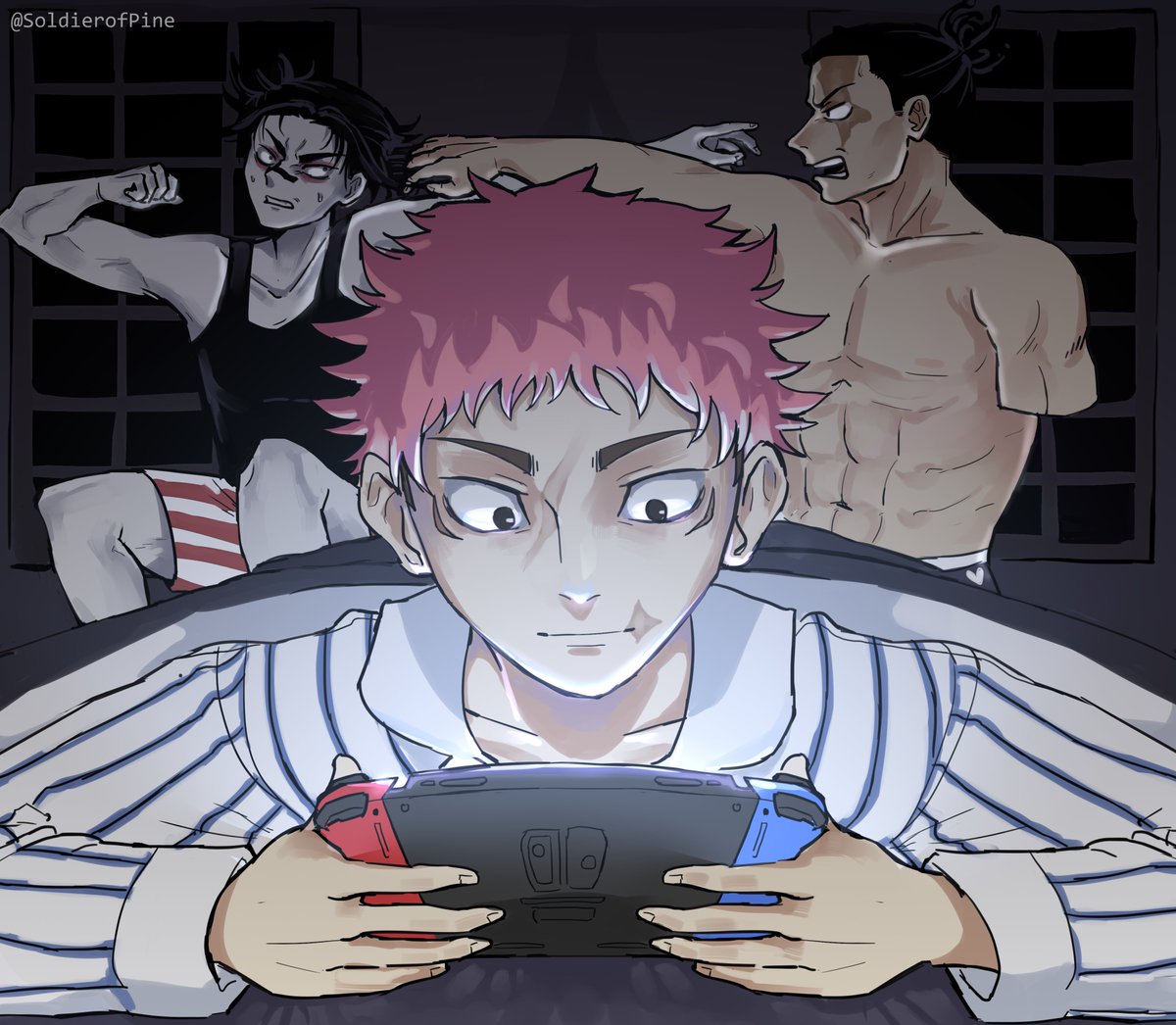 SoldierofPine's tweet photo. Brothers #jujutsukaisen #jujutsuakaisenfanart https://t.co/0eHVAFihVr
