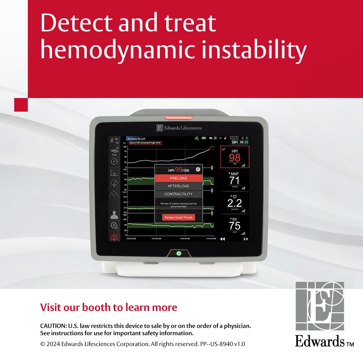 ErinMcCann78's tweet photo. At #SCCM2024 don’t miss your chance to see a demo of how our innovative technology displays advanced hemodynamics with comprehensive monitoring to help you make proactive decisions for your patients. Learn more: https://t.co/n7eA8kmARP https://t.co/yApnMNX3Em