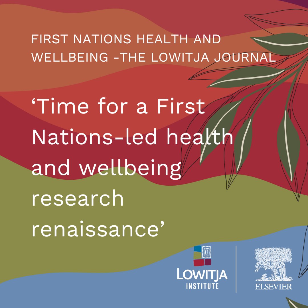 The first articles from First Nations Health and Wellbeing – The Lowitja Journal are now online. 

To kick things off, Editor-in-chief <a href="/DrCChamberlain/">Dr Cath Chamberlain</a> explains the need for a First Nations-led health and wellbeing research renaissance.

Read the editorial: bit.ly/47v7Mri