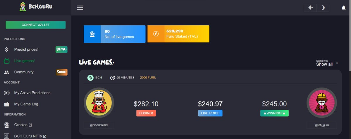 A Comprehensive Review of Bitcoin Cash CashTokens Prediction Game

read.cash/@francis105d1/…

#BitcoinCash #BCH #BitcoinBCH #CashTokens #FuruToken #FuruTokens #GuruNFT #BitcoinETF #ETFs #StockMarket #DJI #Nasdaq #NASDAQ #SP500 #Gold #Silver #Tesla #Stocks #MarketPredictions #GameFi