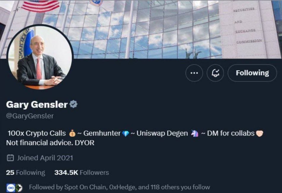Follow the smart money. 😂
#gary #gensler