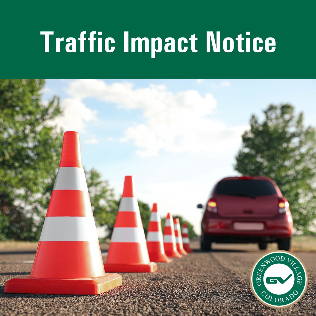 Traffic Impact Notice 🚧 The EB lane on the south side of Belleview Ave from Highline Canal to east of Holly St will be closed for 2 weeks due to Xcel Energy feeder replacement work. Intermittent single lane closures on Holly Street south of Belleview will also occur.