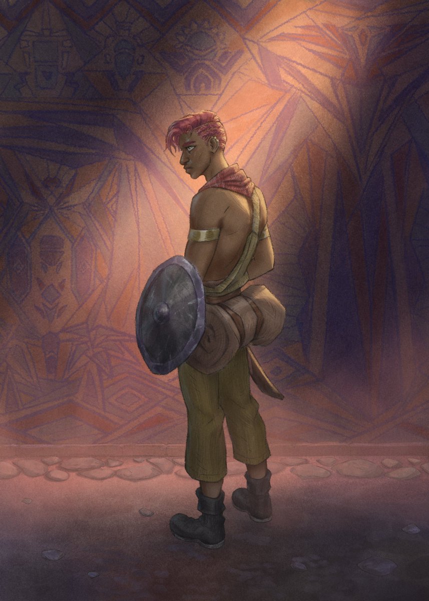 A Runic Scholar and a Dhampir 📚⚔️. <a href="/sirokalart/">Siroquois</a>