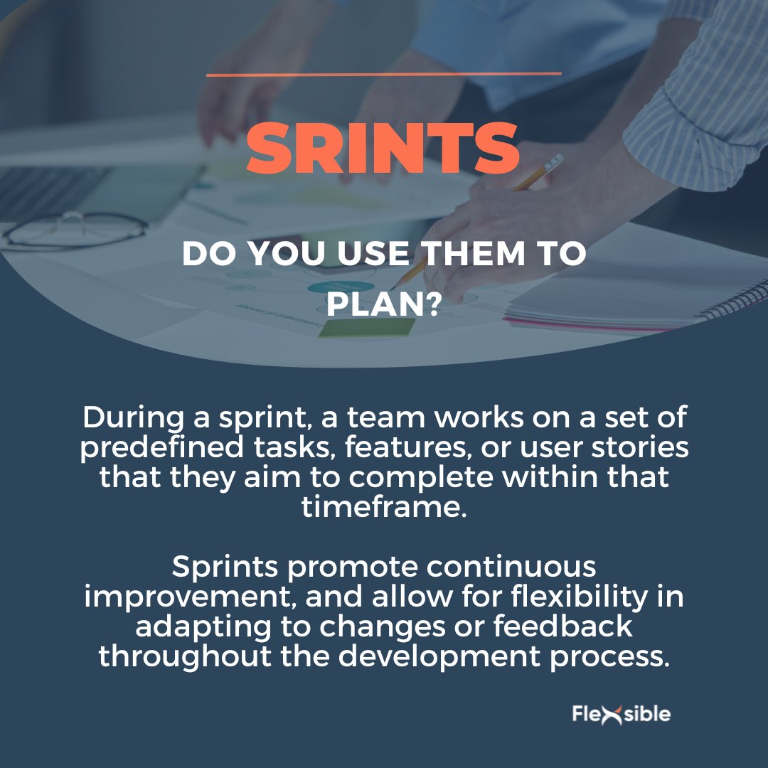 CodeMagicians's tweet image. In #softwaredevelopment, a #sprint is a time-bound iteration or phase within the #Agile methodology, typically lasting one to four weeks.

Do you use them to plan?

#agilemethodology #development #cicd #softwarecompany