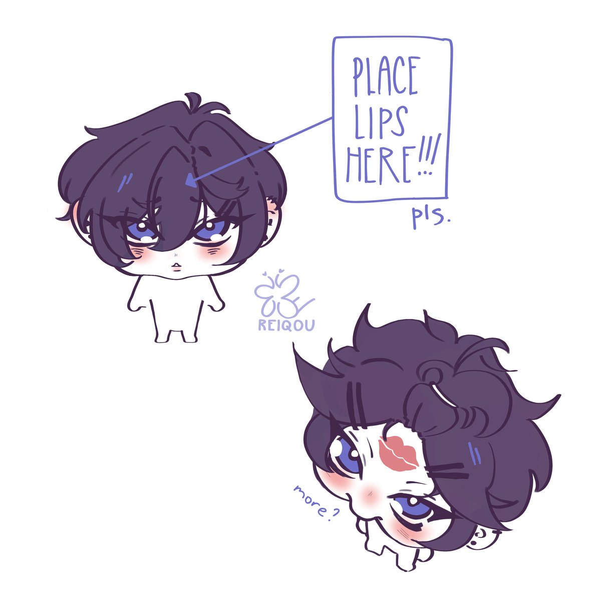 reiqou's tweet photo. give him a kiss!! lots of them!! #ArtoftheRogue https://t.co/v2lvuIJ0n4