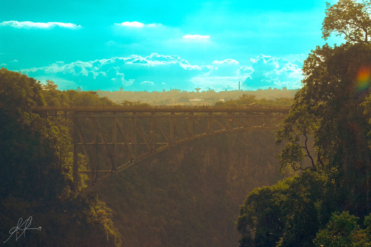 The Victoria Falls bridge. 9th January 2024.
Picture by <a href="/Muzwenje1/">Muzwenje</a> 
#livingstone
#photography 
#zambia