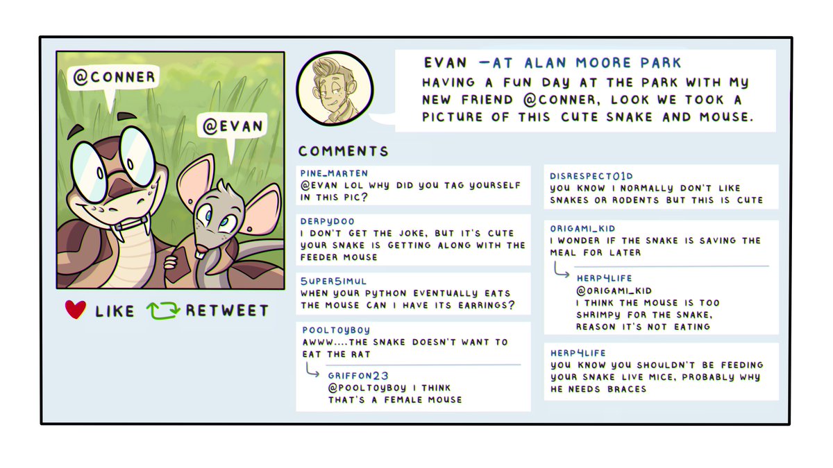 TransformARTive's tweet photo. Going Viral #WouldveBitYou 🐭🏳️‍🌈🐍

Posting my Would've Bit You comic again for #TFTuesday for those who missed it last year. All the previous comics can be seen here: https://t.co/qqLI4BIVwb https://t.co/WauMSwyR2u