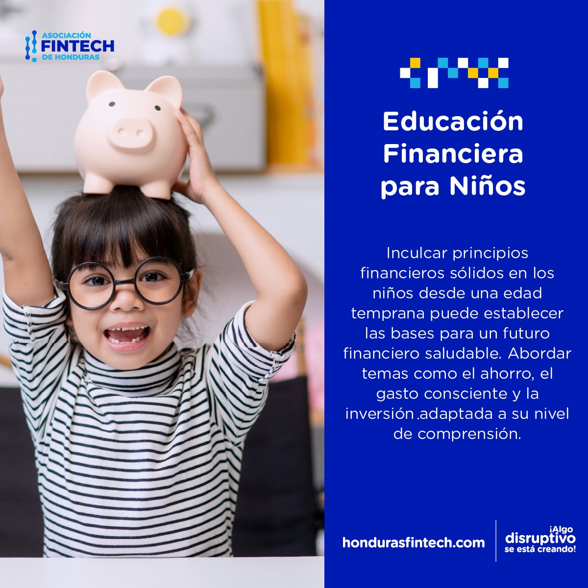 La educación financiera es algo que debe fomentarse en los más pequeños. Hagámosle un favor y asegurémonos que crezcan con una base sólida sobre este tema.

#TipsDeEducaciónFinanciera
#afinh