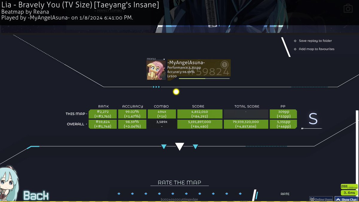 _MagicUA_'s tweet photo. My first 300pp score. Lets goOOOOOO! https://t.co/EFKAEC9HM2