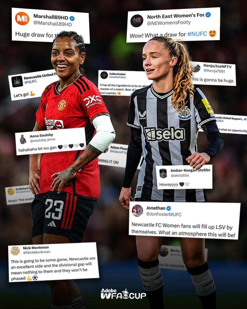 We're not the only ones that can't wait for @ManUtdWomen against @NUFCWomen this weekend 📱👀
