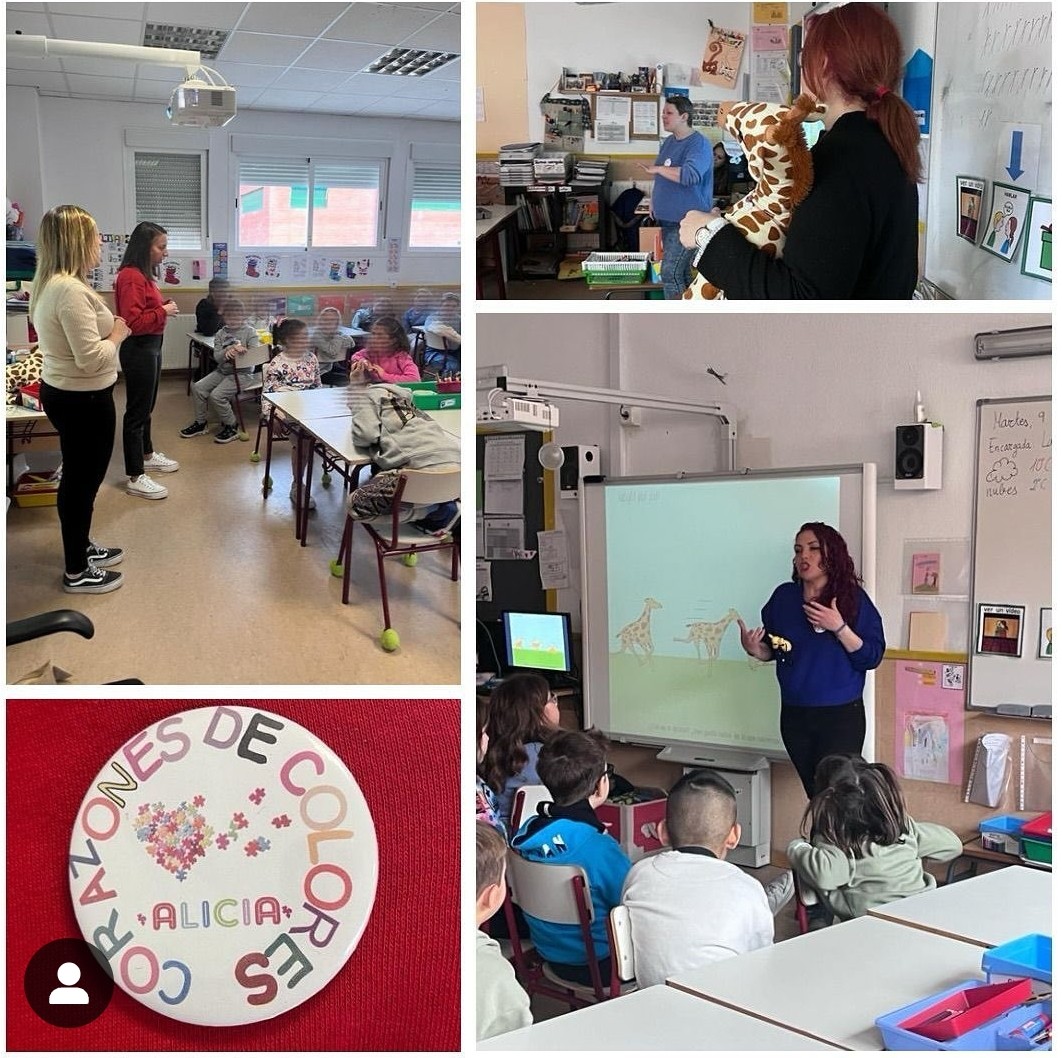 CORAZONES DE COLORES. 

Gracias por brindarnos vuestro amor, cariño y tiempo para que podamos avanzar hacia la plena inclusión

Se nota vuestras ganas, entusiasmo y fuerza en cada palabra que transmitida a nuestros y nuestras peques. Gran  trabajo @somoscorazonesdecolores