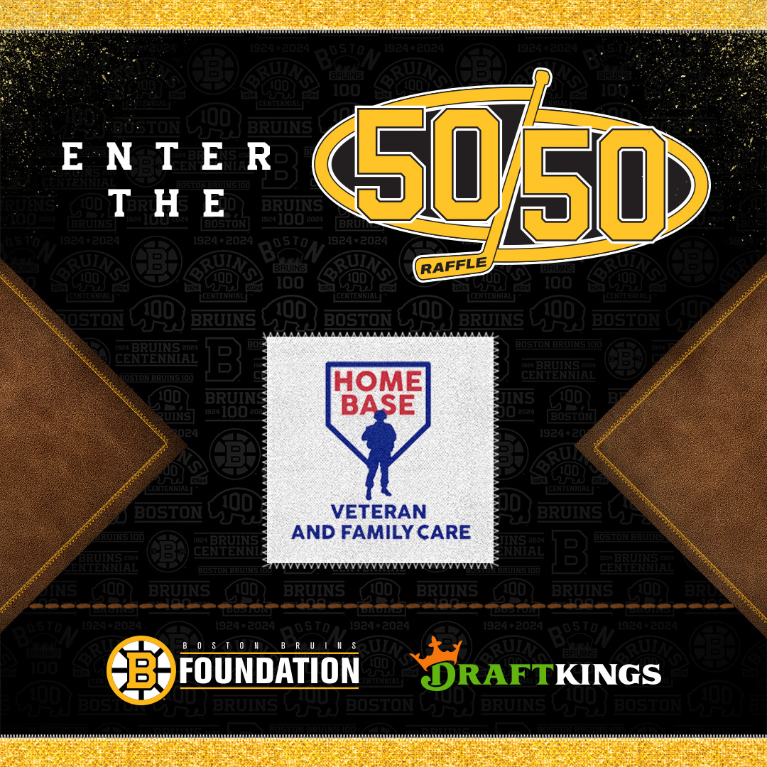 Home Base has been chosen as the charity benefactor of the Boston Bruins Foundation 50/50 Raffle during the <a href="/NHLBruins/">x - Boston Bruins</a>-Avalanche game next Thursday, January 18, at 7 p.m.! 🏒

To purchase tickets, please visit bruins.5050raffle.org/give/bbf/5050-… – and make sure to select Home Base!