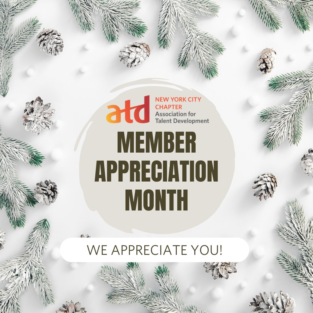 #ATDMemberAppreciationMonth is back! ATD National and ATD NYC are celebrating members all month long!