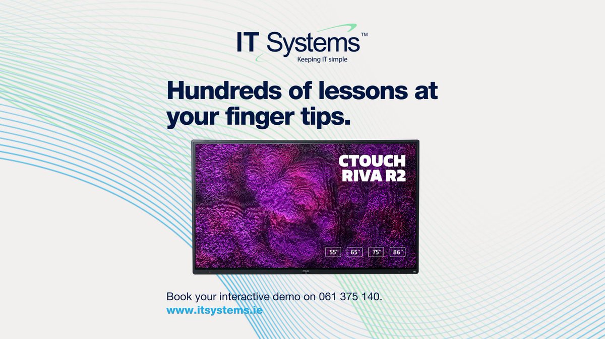 ITSystemsIE's tweet image. Are you a principal looking to purchase interactive boards in 2024?

Call us to book your free demo today on 061 374 140.

#interactivescreen #interactivelearning