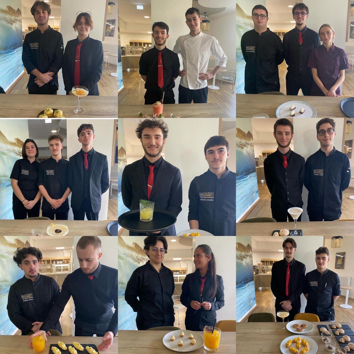 Concours association cocktail et mise en bouche ! 
Avec l'équipe des MC Bar, des MC CDR et les produits "Les vergers Boiron" 👍⁦<a href="/dsden64/">DSDEN64</a>⁩ ⁦<a href="/AcBordeaux/">Académie de Bordeaux</a>⁩ ⁦@emiliedutoya1⁩ ⁦<a href="/vergersBoiron/">Les vergers Boiron</a>⁩