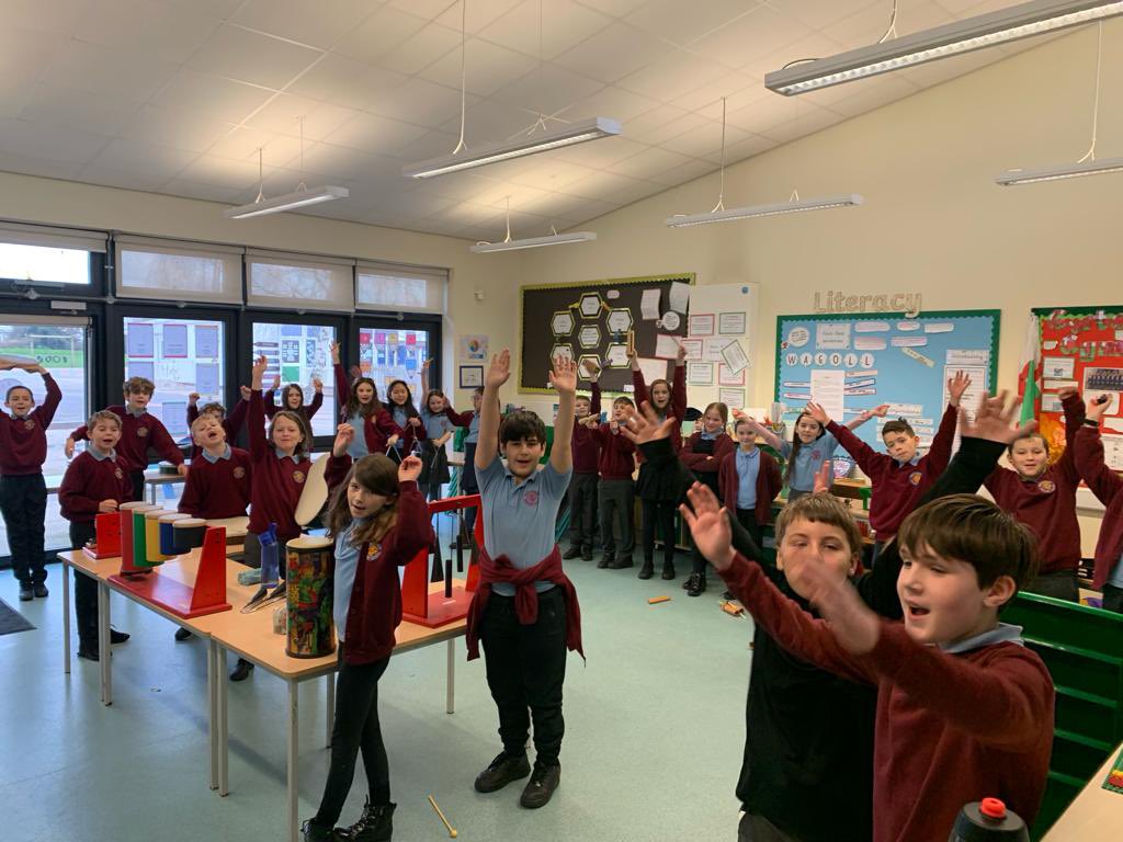 whitchurchprm's tweet image. Year 5 enjoying a samba session on their Immersion Day. #WPSY5 #wpsexpressivearts