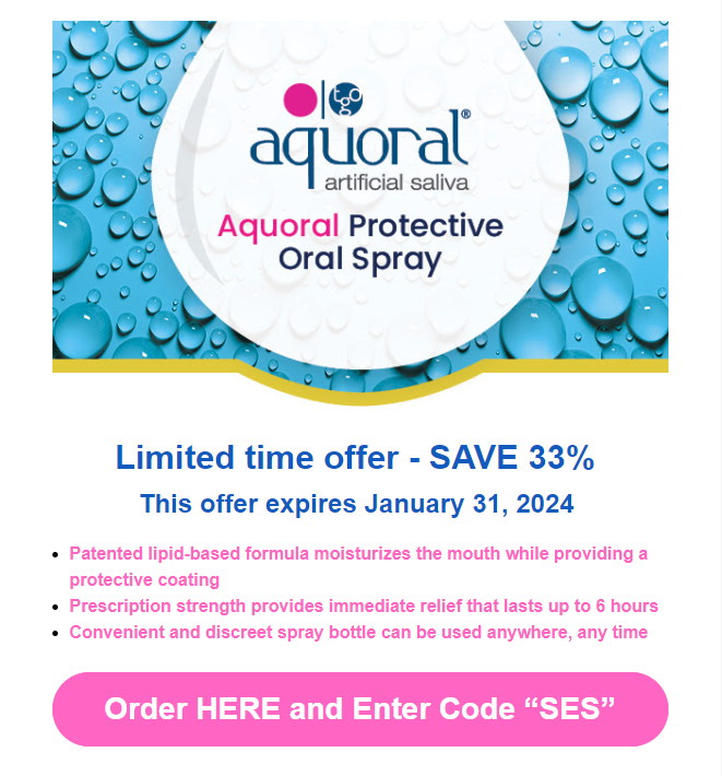 Support_Jill's tweet photo. 💦👄 Save 33% on Aquoral Oral Protective Spray artificial saliva at https://t.co/8QDOlAfIPN Use code SES
 #sideeffectsupport #drymouth #sideeffects https://t.co/dgCrkXp1dJ