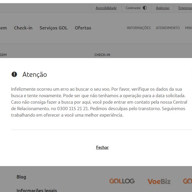 sr_anderson's tweet photo. @VoeGOLoficial 
site fora, app fora...
Complicado! Faço buscas e ambos me retornam erro. https://t.co/nkheCfk24i